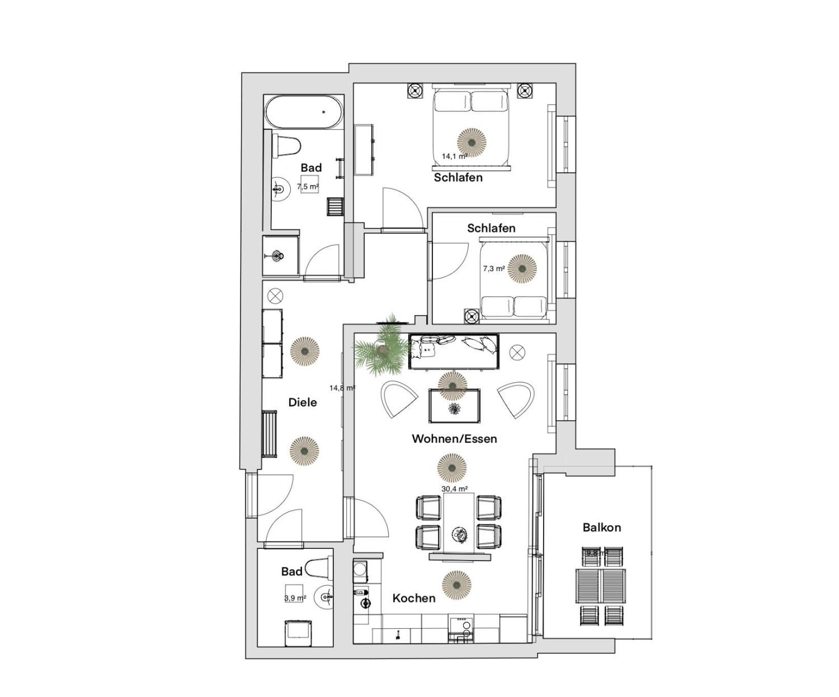 Pineapple Apartments Dresden Zwinger VII - 78 Qm - 1X Free Parking - エクステリア 写真